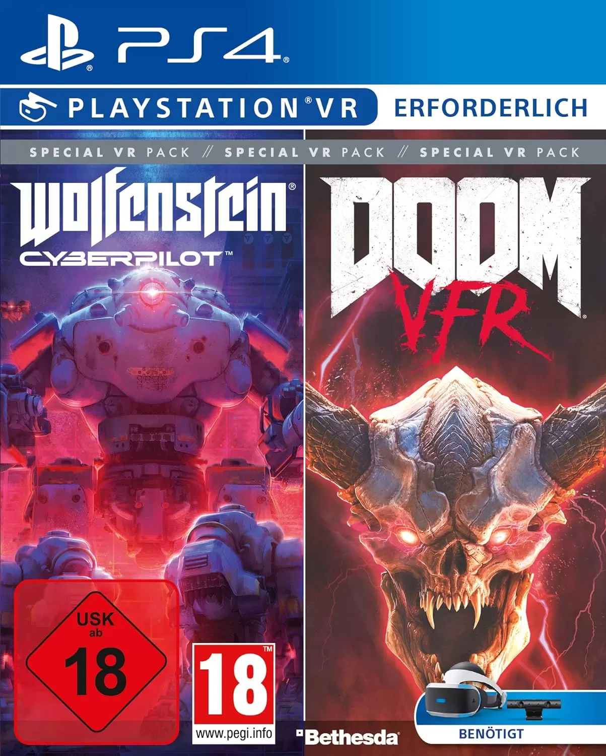 Игра DOOM VFR (Только для PS VR) Русская Версия + Wolfenstein: Cyberpilot  (Только для PS VR) (PS4) купить в Москве по цене 2 900 р в каталоге  интернет магазина «NextGame» - характеристики,