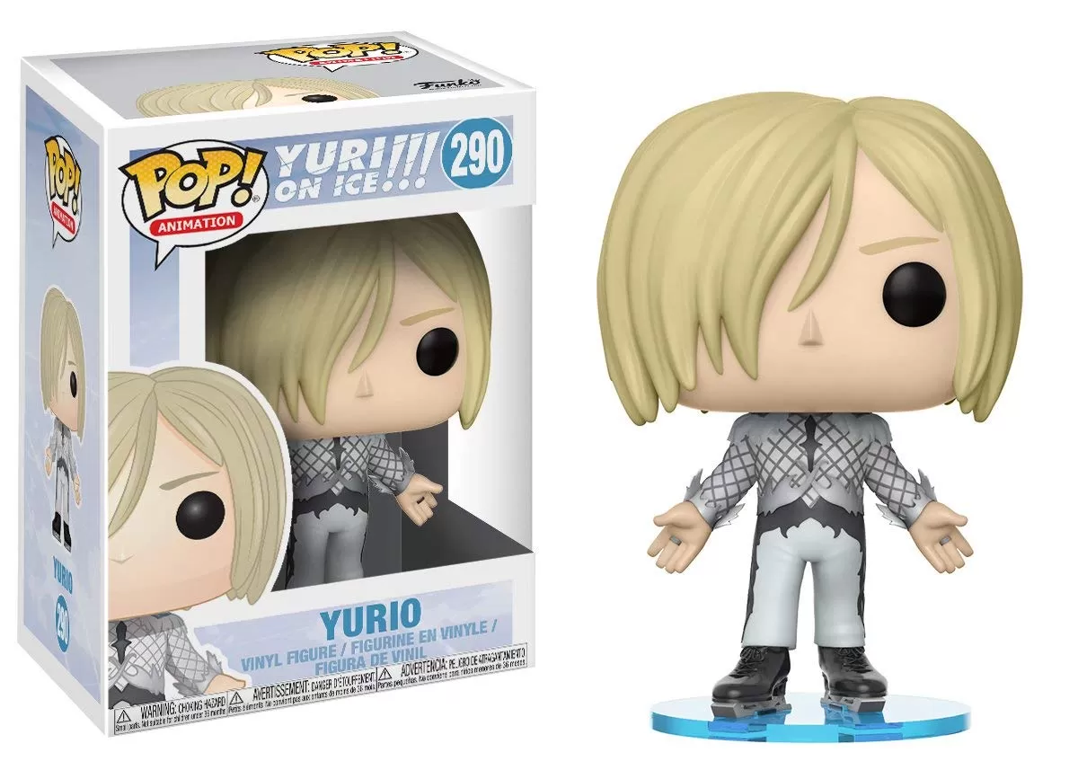 Фигурка Funko POP! Vinyl: Юри в одежде для катания (Yurio Skate Wear) Юри  на льду (Yuri on Ice) (21884) 9,5 см