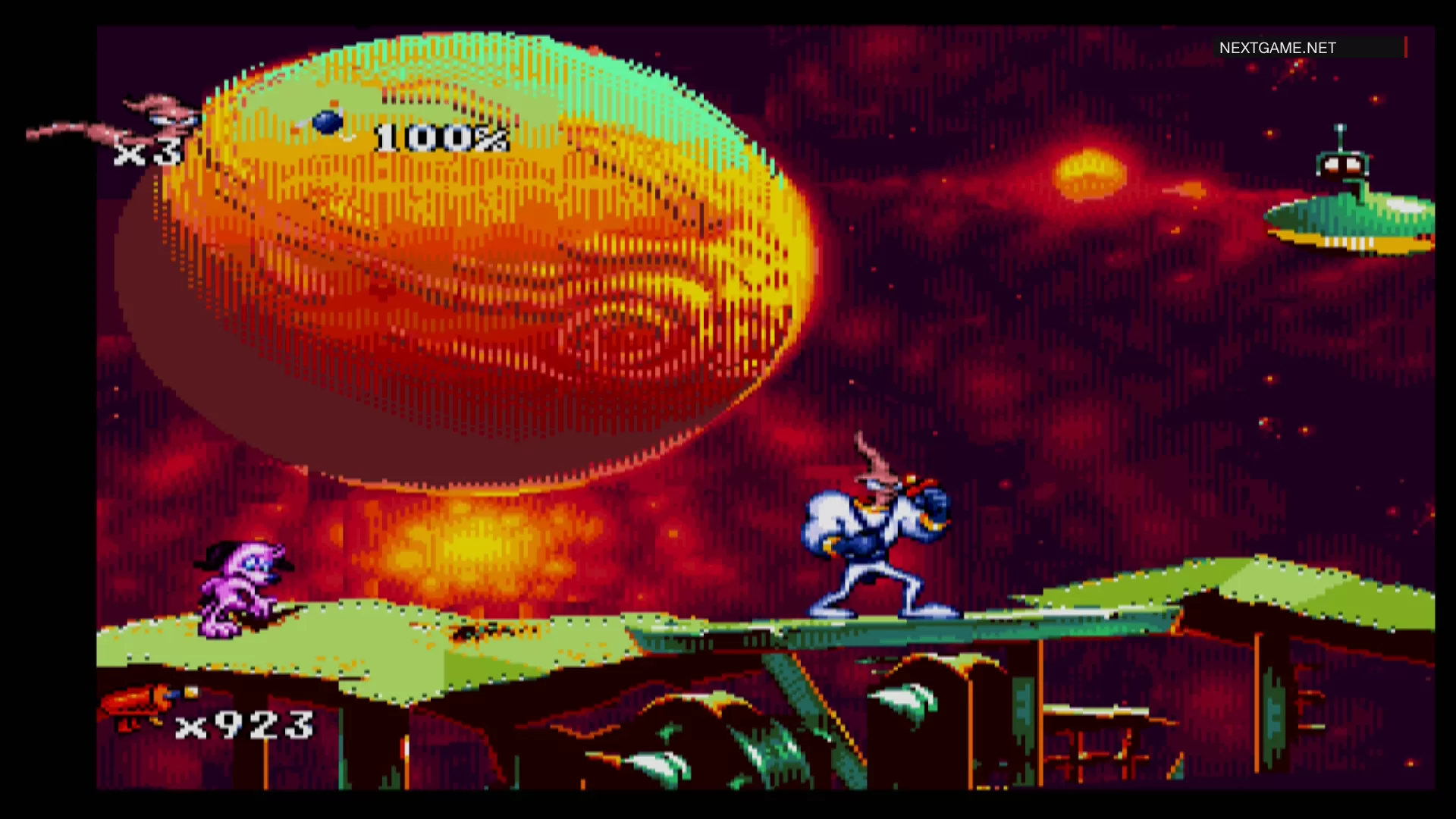 Купить картридж Червяк Джим (Earthworm Jim) Русская Версия (16 bit) для Сеги