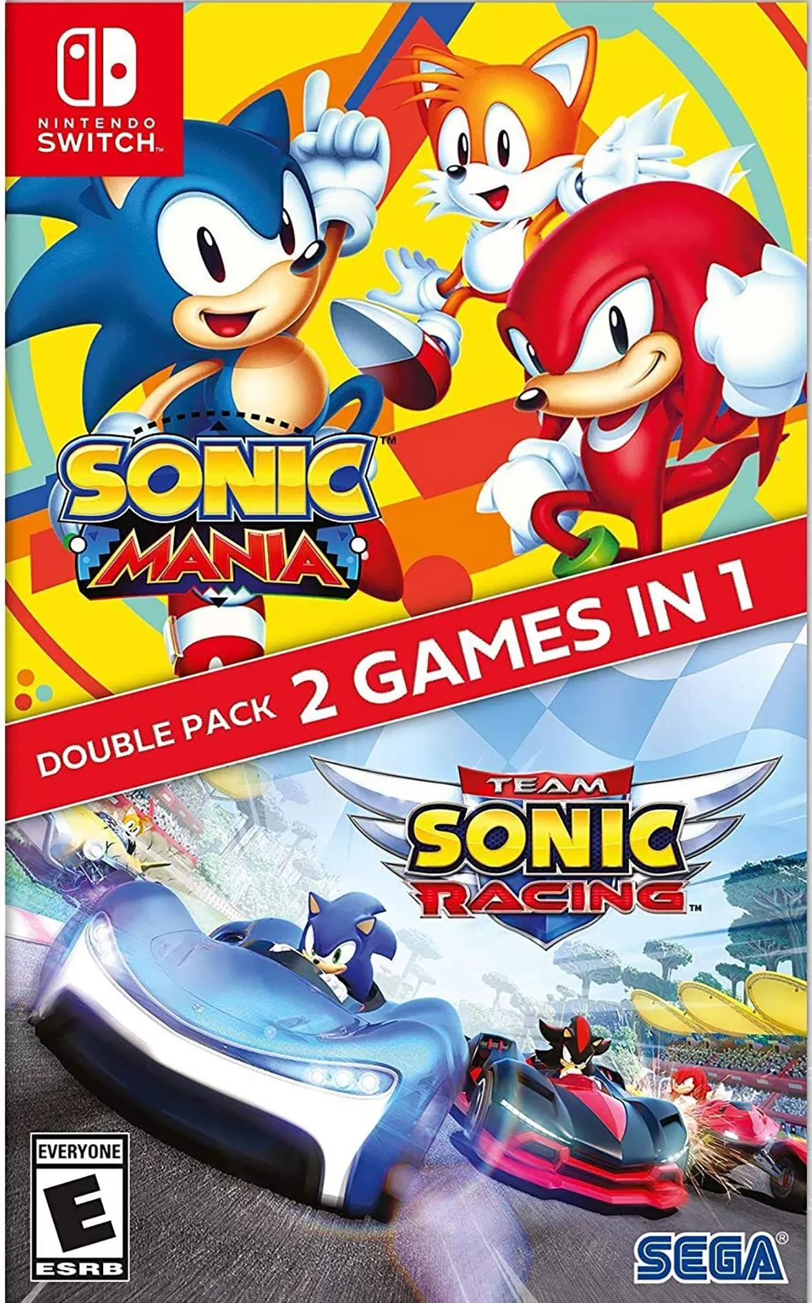 Купить игру Team Sonic Racing + Sonic Mania Double Pack Русская Версия  (Switch) для Nintendo Switch в Москве - NextGame