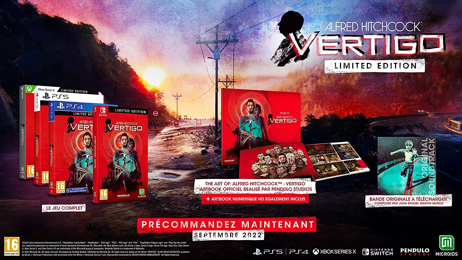 Игра Alfred Hitchcock: Vertigo Ограниченное издание (Limited Edition)  (PS4/PS5) купить в Москве по цене 2 650 р в каталоге интернет магазина  «NextGame» - характеристики, сравнение, описание, скидки, доставка