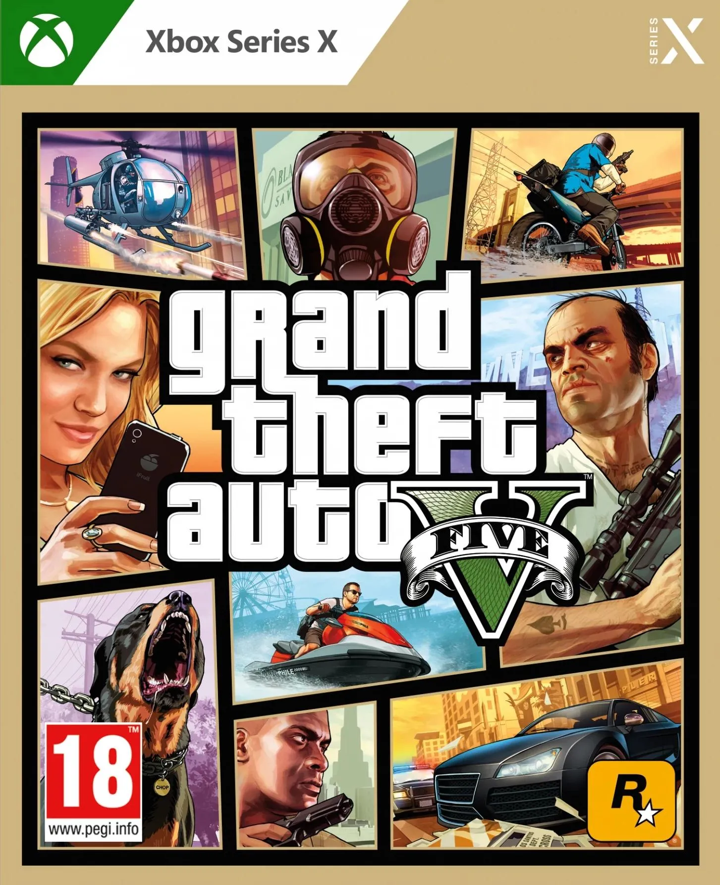 Игра Grand Theft Auto V (GTA 5) (XBOX Series X, русская версия)