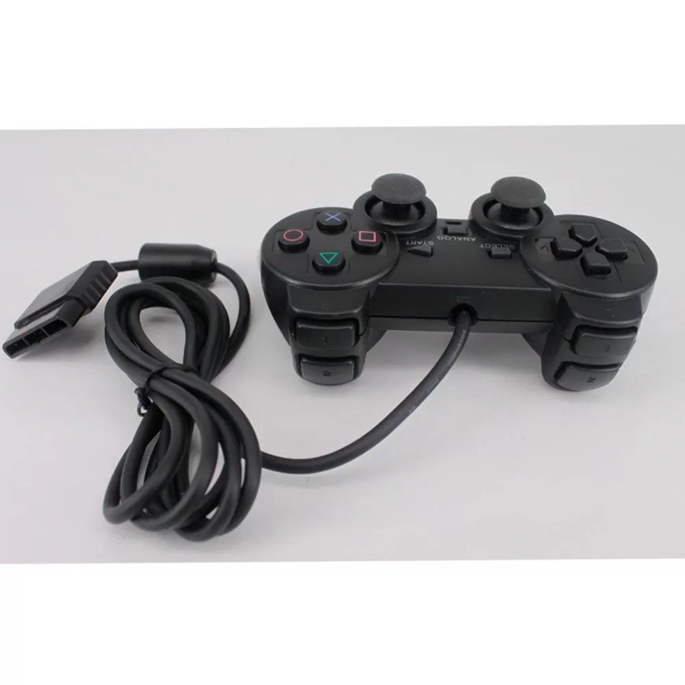 Купить геймпад проводной dualshock 2 (black) черный (ps1/ps2) по цене 1 250  р в Москве в интернет магазине 