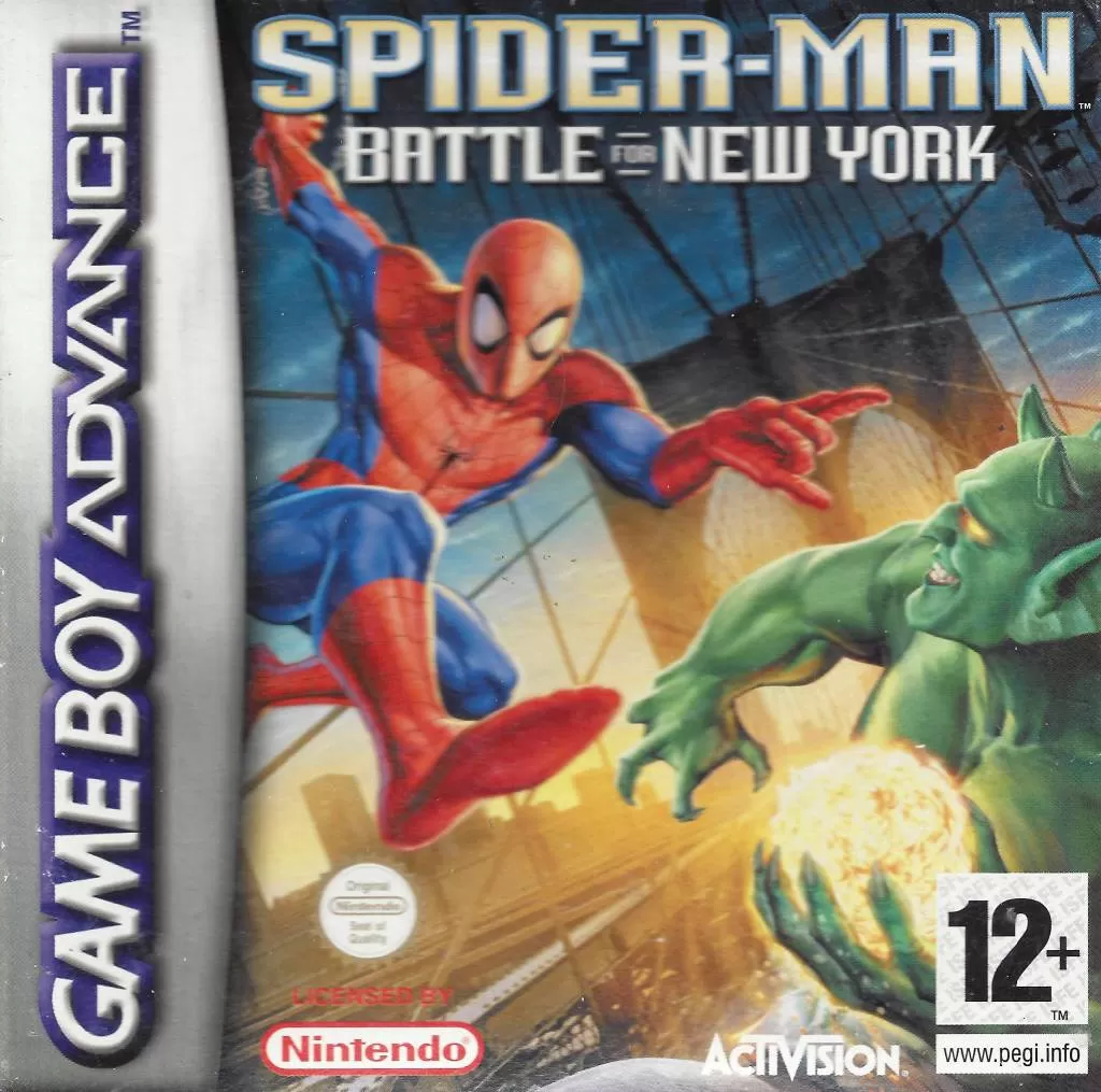 Человек-паук: Битва за Нью-Йорк (Spider-Man: Battle for New York) Русская  Версия (GBA)