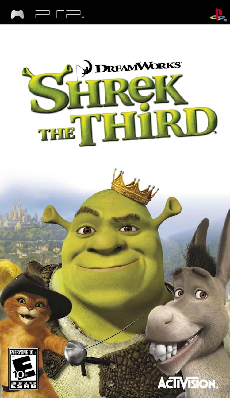 Видеоигра Shrek The Third (Шрэк 3) (PSP)