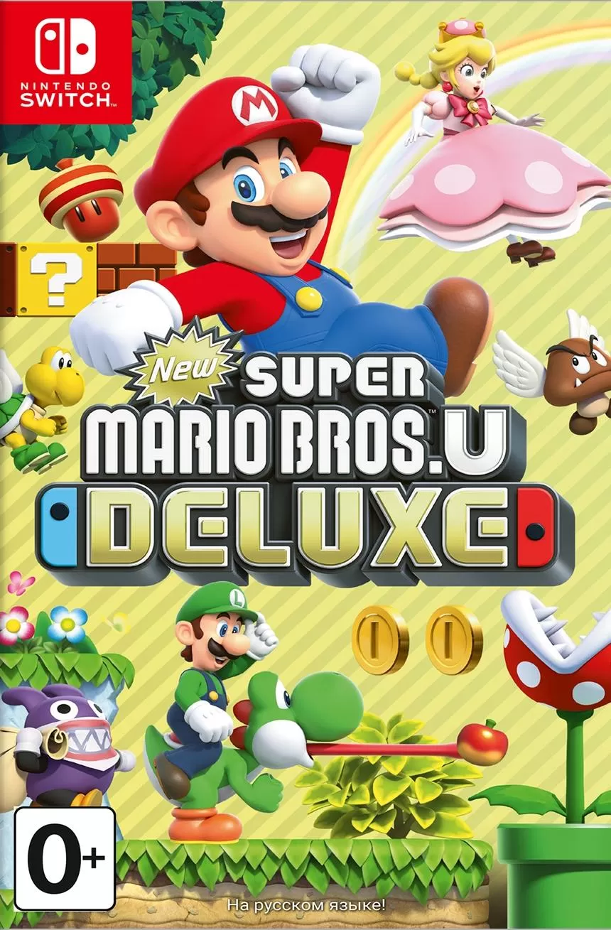 Игра New Super Mario Bros U Deluxe Русская Версия (Switch)