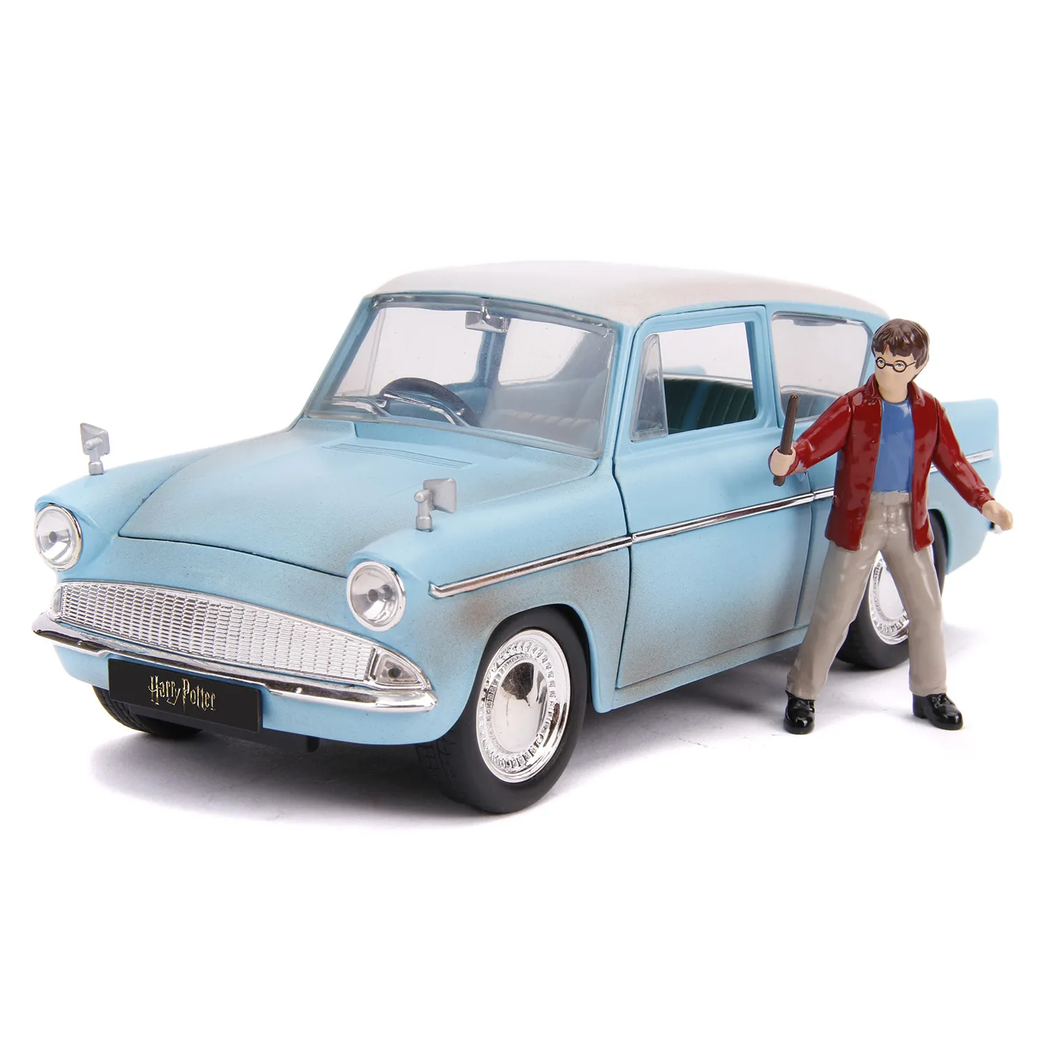 Купить модель машинки с фигуркой jada toys hollywood rides: гарри поттер и  форд англия 1959 года (harry potter & 1959 ford anglia) гарри поттер  (harry potter) (31127) 1:24 в Москве в каталоге