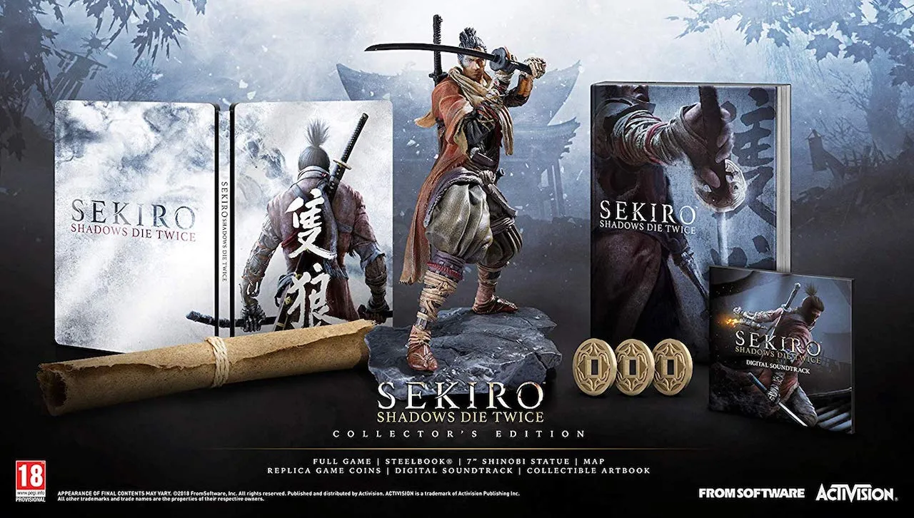 Видеоигра Sekiro: Shadows Die Twice Русская Версия (Коллекционное Издание)  (PS4)