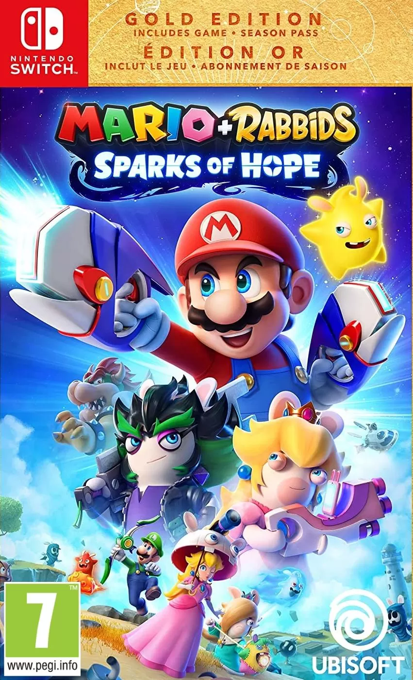 Купить игру Mario + Rabbids: Sparks of Hope (ИСКРЫ НАДЕЖДЫ) Gold Edition  Русская Версия (Switch) для Nintendo Switch в Москве - NextGame