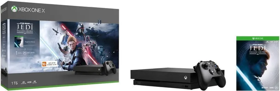 Microsoft Xbox One X 1Tb Rus Star Wars JEDI Fallen Order Deluxe Edition