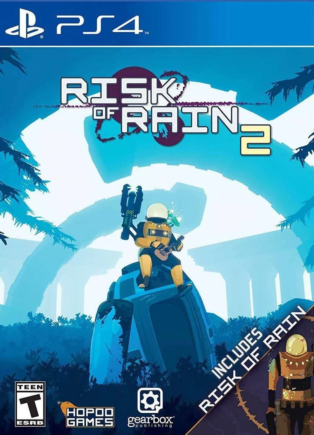 Видеоигра Risk of Rain + Risk of Rain 2 Русская версия (PS4)