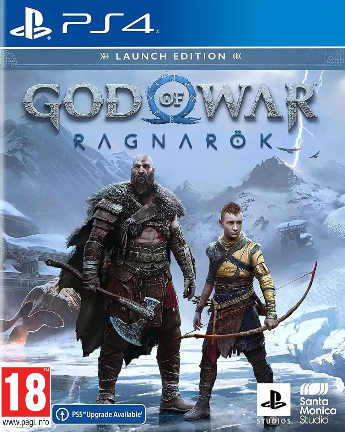 Видеоигра God of War (Бог войны) Ragnarok (Рагнарок) Премьерное Издание  (Launch Edition) Русская Версия (PS4)