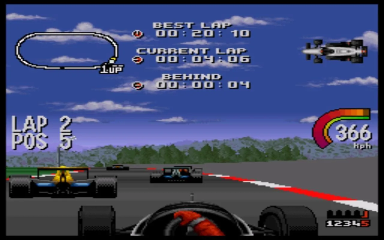 Купить картридж Гонки ИндиКар с Найджелом Манселлом (IndyCar featuring  Nigel Mansell) (16 bit) для Сеги