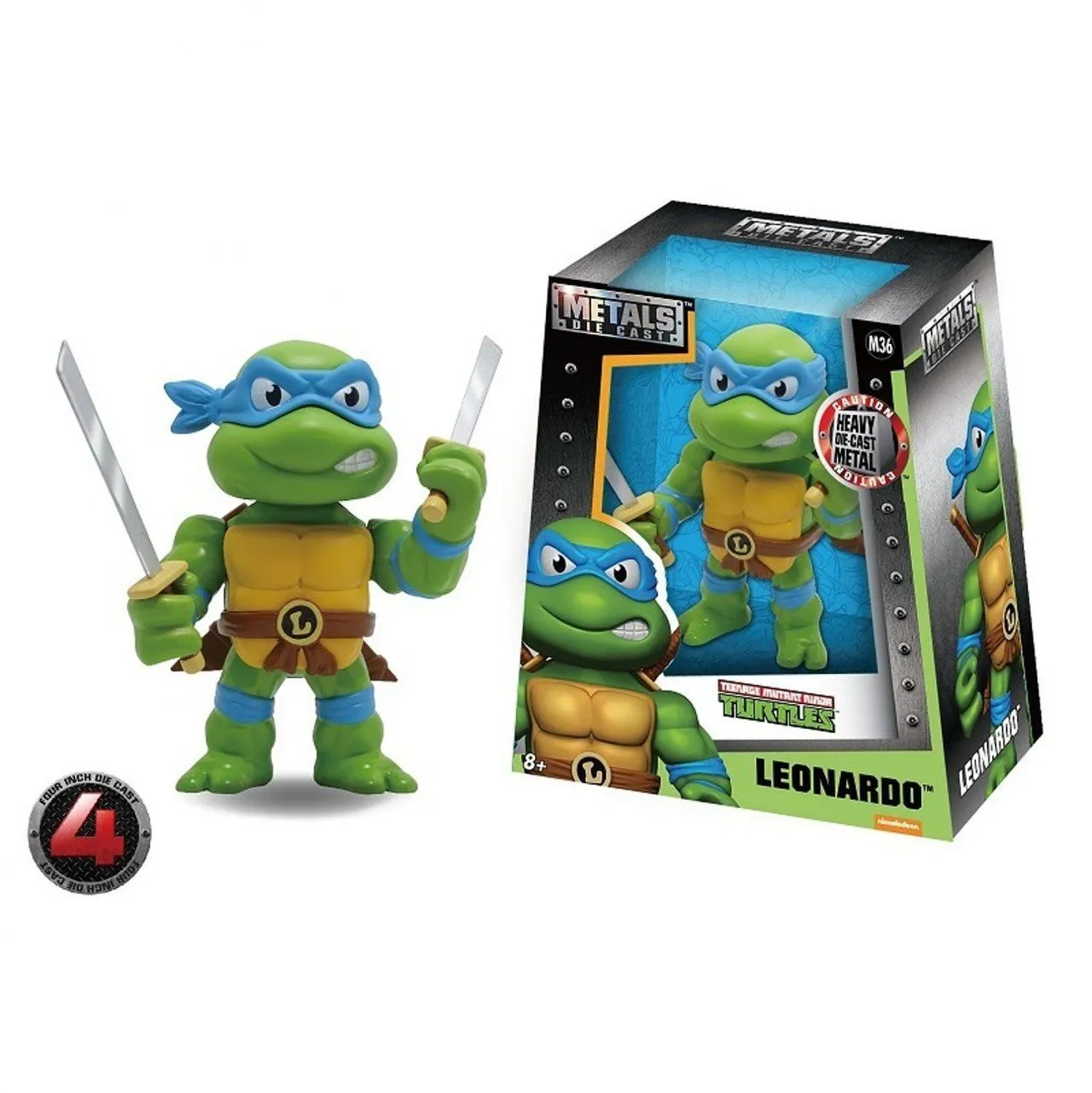 Фигурка Jada: Леонардо (Leonardo) Черепашки-ниндзя (TMNT) 10 см купить в  Москве по цене 1 110 р в каталоге интернет магазина «NextGame» -  характеристики, сравнение, описание, скидки, доставка