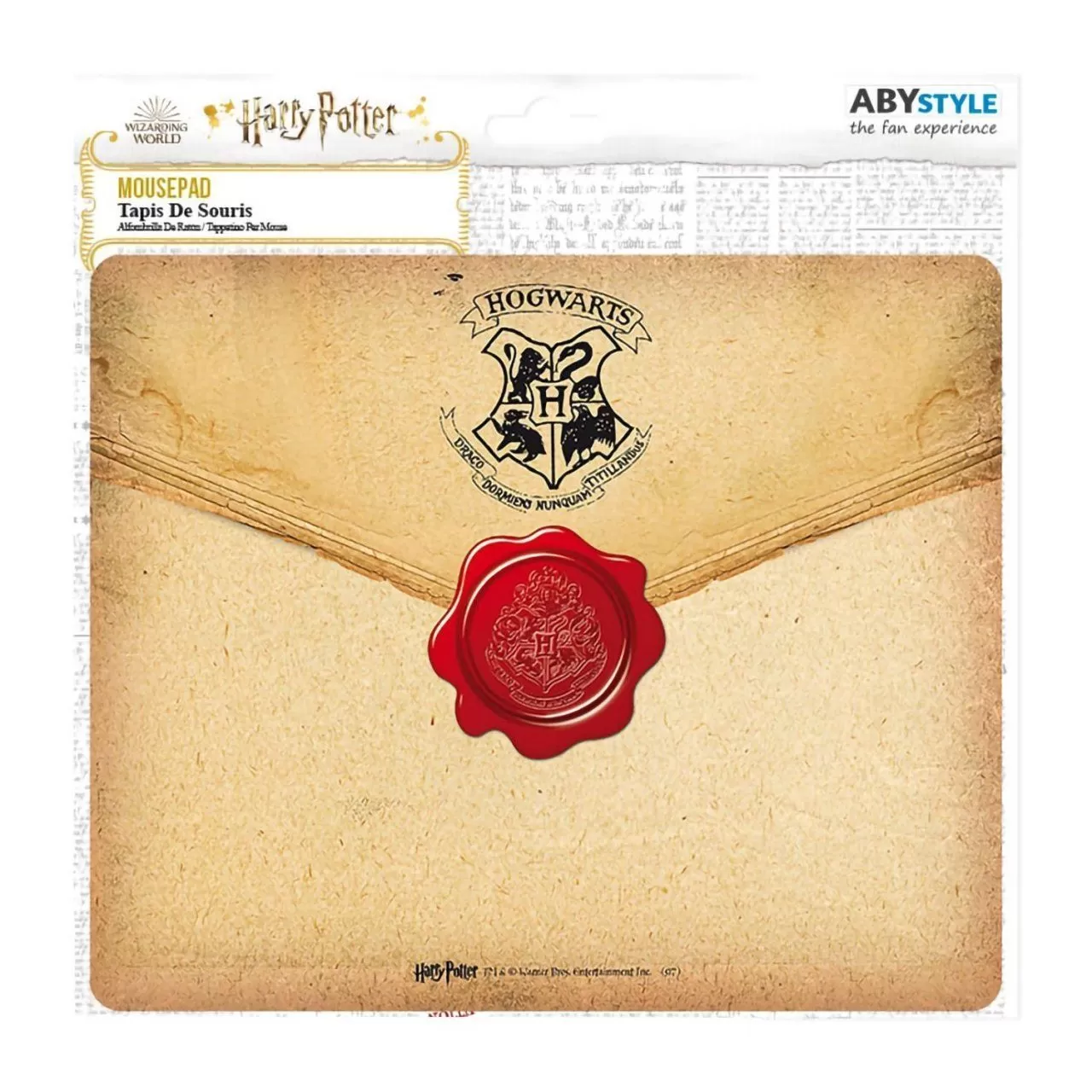 Купить коврик для мыши abystyle: письмо из хогвартса (hogwarts letter) гарри  поттер (harry potter) (abyacc345) 23,5 см по цене 990 р в Москве в каталоге  интернет магазина NextGame - характеристики, сравнение, доставка