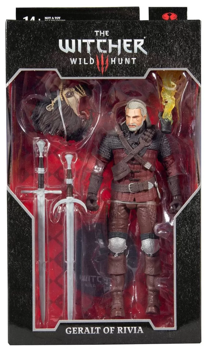 Подвижная фигурка McFarlane Toys: Геральт из Ривии в волчих доспехах  (Geralt of Rivia (Wolf Armor)) Ведьмак 3: Дикая Охота (Witcher 3: Wild  Hunt) 18 см купить в Москве по цене 4 720.00