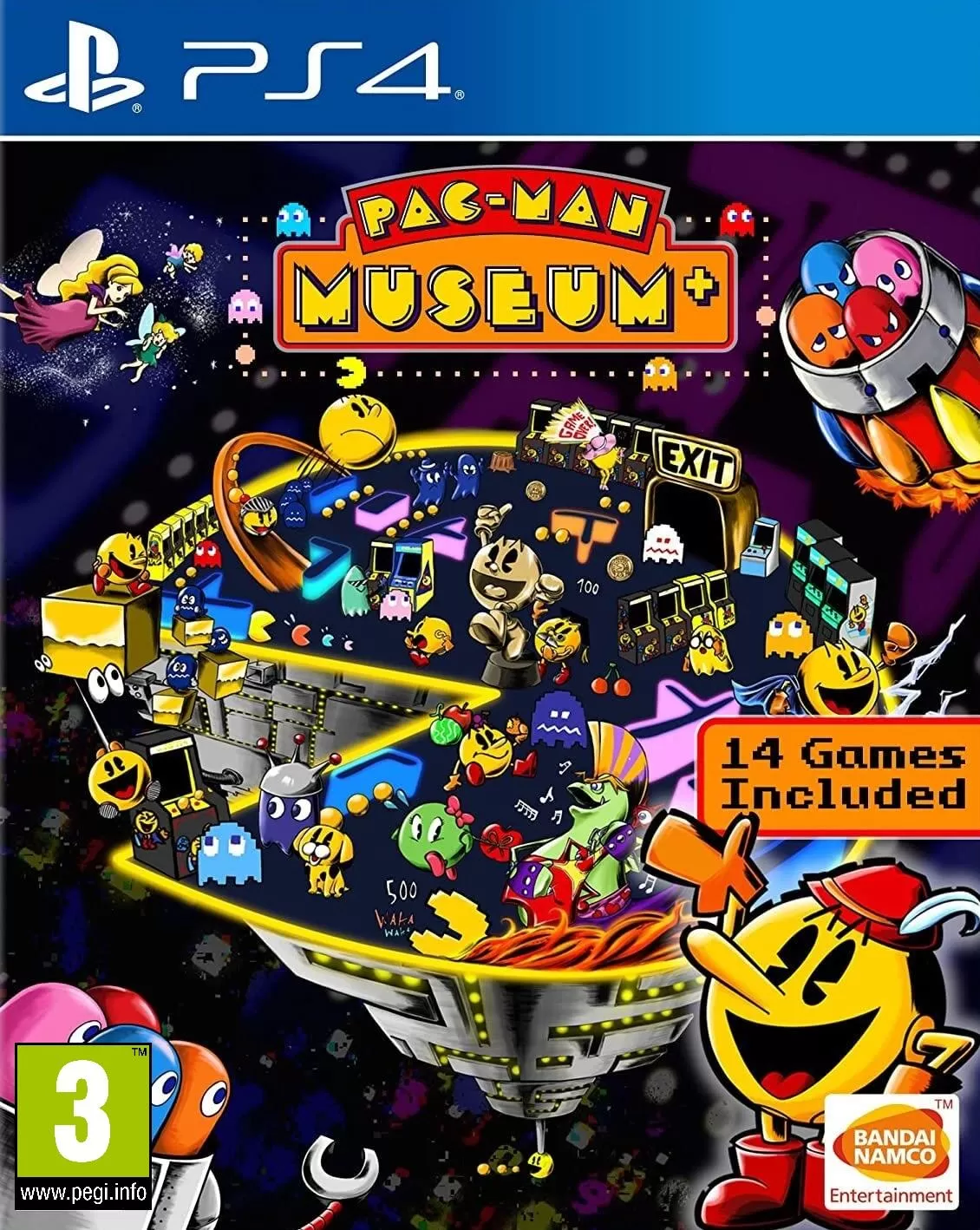 Видеоигра Pac-Man Museum+ (14 Игр включено) (PS4)