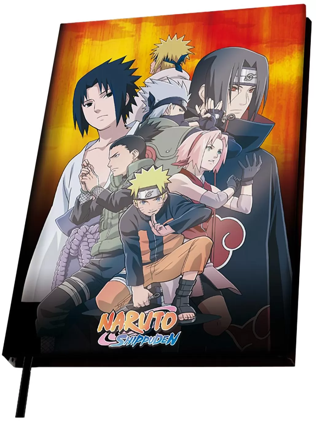 Записная книжка ABYstyle: Группа Коноха (Konoha Group) Наруто: Шиппууден  (Naruto Shippuden) (ABYNOT038) A5