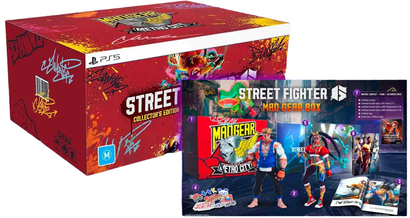 Видеоигра Street Fighter 6 (VI) Коллекционное издание (Collectors Edition)  Русская Версия (PS5)