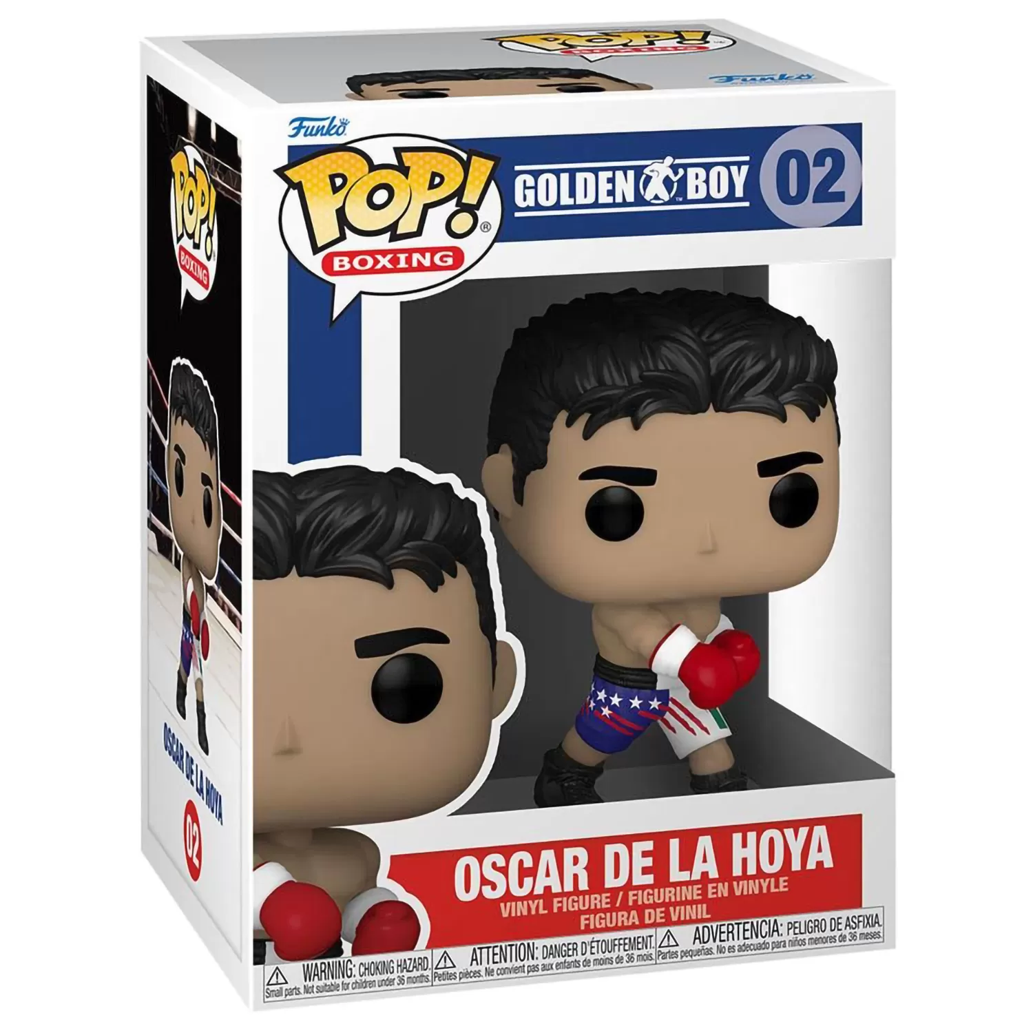 Купить Фигурка Funko POP! Boxing: Оскар Де Ла Хойя (Oscar De La Hoya) Золотой  парень (Golden Boy) ((02) 56814) 9,5 см по цене 2 520.00 р в Москве в  каталоге интернет магазина 