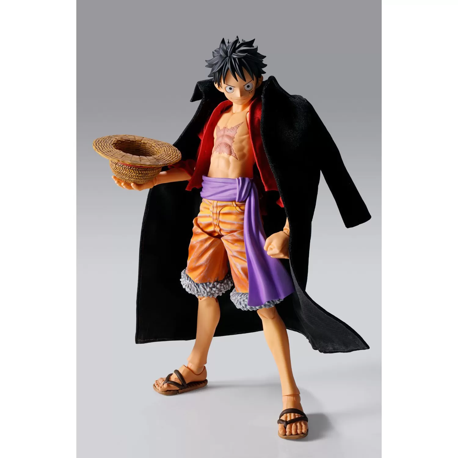 Подвижная фигурка Bandai Tamashii Nations Imagination Works: Манки Д. Луффи  (Monkey D Luffy) Ван-Пис (One Piece) (4573102621252) 17 см