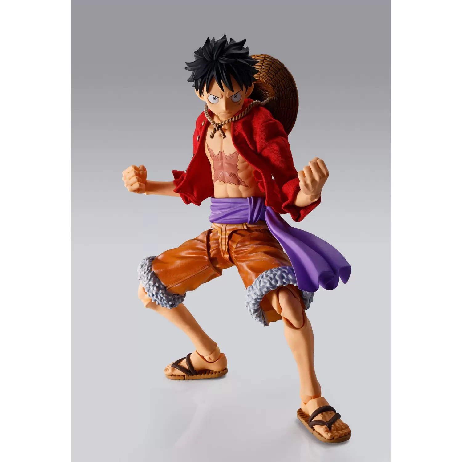 Подвижная фигурка Bandai Tamashii Nations Imagination Works: Манки Д. Луффи  (Monkey D Luffy) Ван-Пис (One Piece) (4573102621252) 17 см купить в Москве  по цене 19 180.00 р в каталоге интернет магазина «NextGame» -