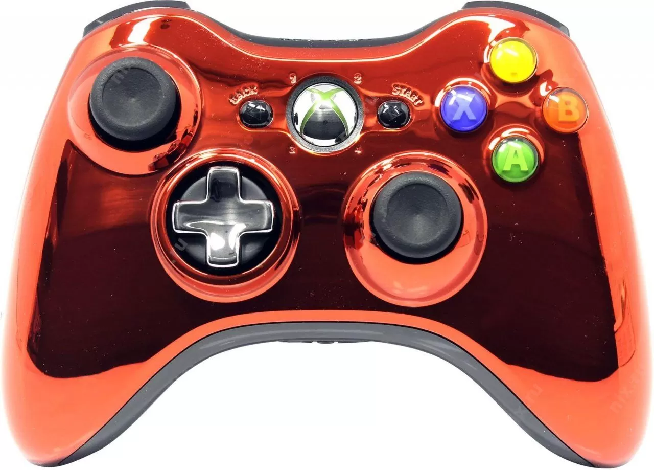 Геймпад проводной Xbox 360 Wired Controller (Chrome Orange) Хромированный  оранжевый (Xbox 360/PC) купить в Москве по цене 1 700 р в каталоге интернет  магазина «NextGame» - характеристики, сравнение, описание, скидки, доставка