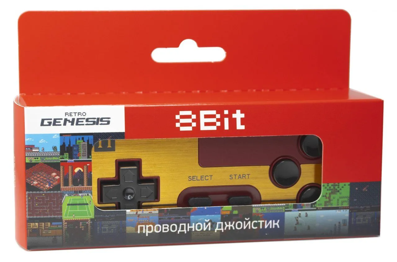 Геймпад проводной Retro Genesis Controller P2 (8 bit) 8 bit, Денди (Dendy)  - купить в Москве недорого - NextGame