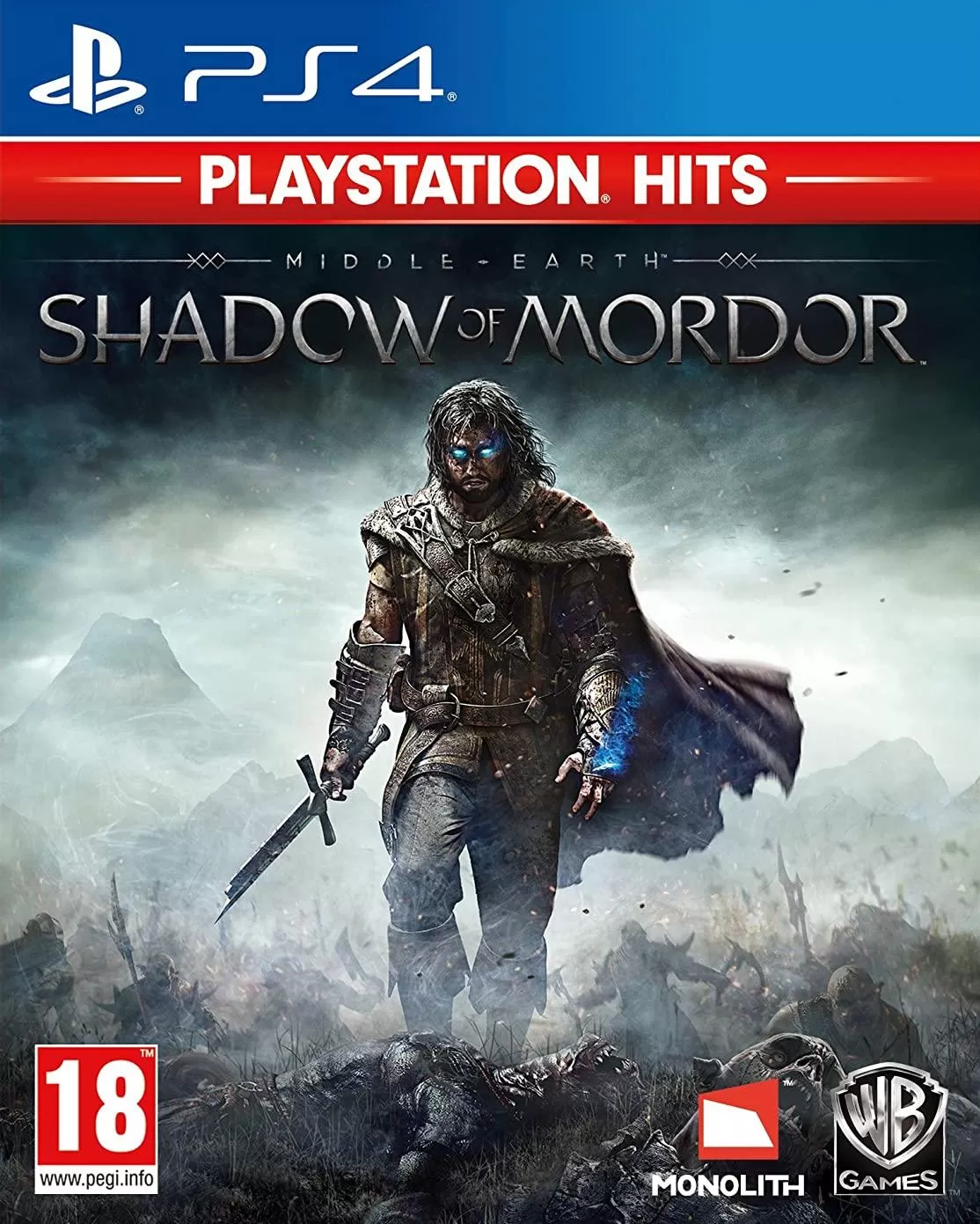 Видеоигра Средиземье (Middle-earth): Тени Мордора (Shadow of Mordor)  Playstation Hits Русская Версия (PS4)