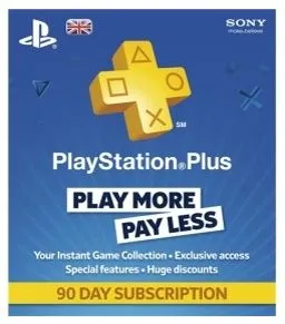 PlayStation Plus Card 365 12 PS3 3 890