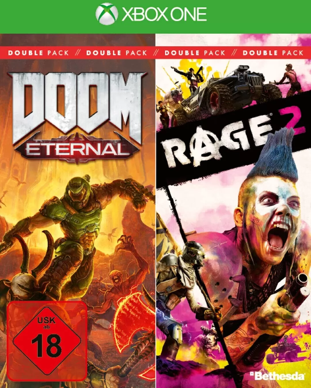 Игра DOOM Eternal + Rage 2 Double Pack Русская версия (Xbox One)