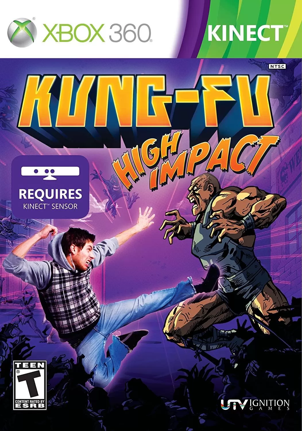 Видеоигра Kung-Fu High Impact для Kinect (Xbox 360)