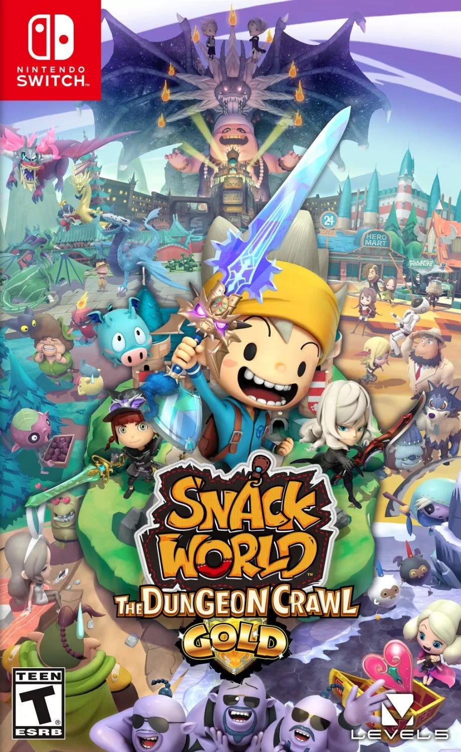 Купить игру Snack World: The Dungeon Crawl - Gold (Switch) для Nintendo  Switch в Москве - NextGame