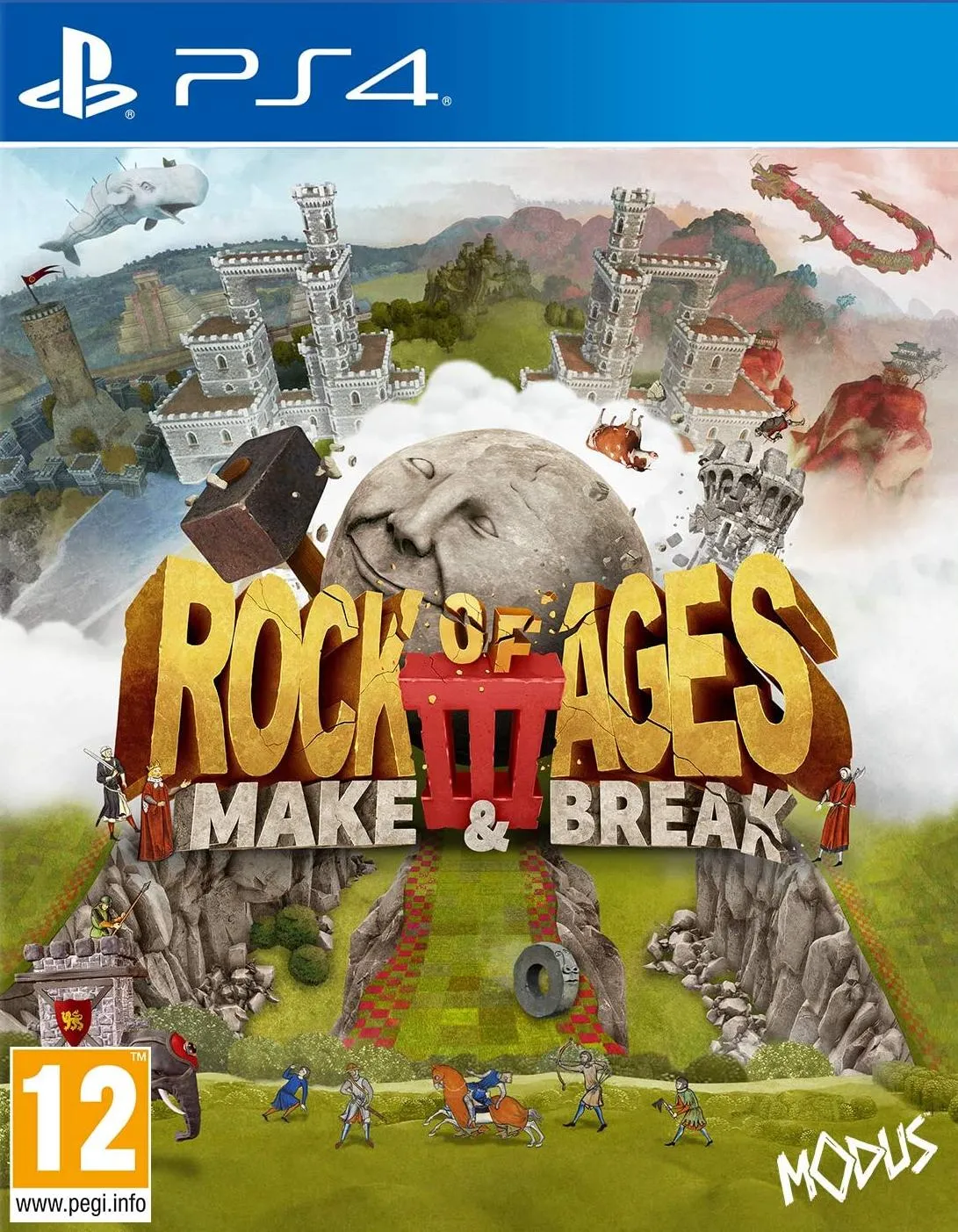 Видеоигра Rock of Ages 3 (III) Make and Break (PS4)