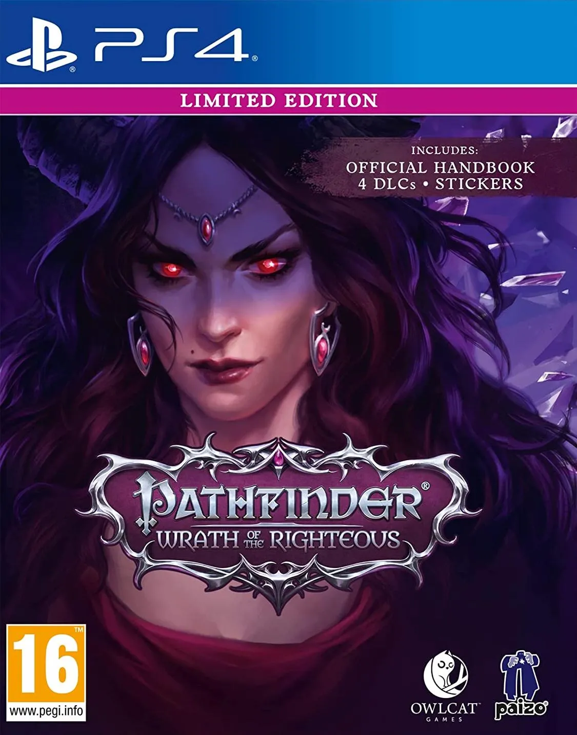 Видеоигра Pathfinder: Wrath of the Righteous Ограниченное издание (Limited  Edition) Русская Версия (PS4)