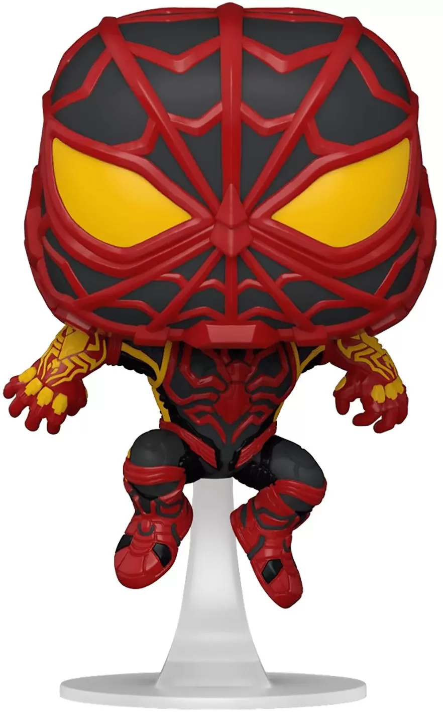 Купить Фигурка Funko POP! Bobble: Костюм Майлза С.Т.Р.А.Й.К (Morales Miles  S.T.R.I.K.E. Suit) Марвел Игры: Майлз Моралес (Marvel Games: Miles Morales)  (50151) 9,5 см по цене 2 200 р в Москве в каталоге