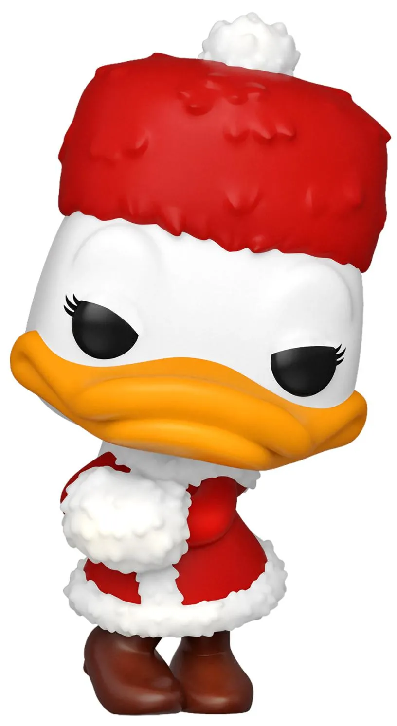 Фигурка Funko POP! Disney: Дейзи Дак (Daisy Duck) Рождество 2021 года  (Holiday 2021) (57746) 9,5 см