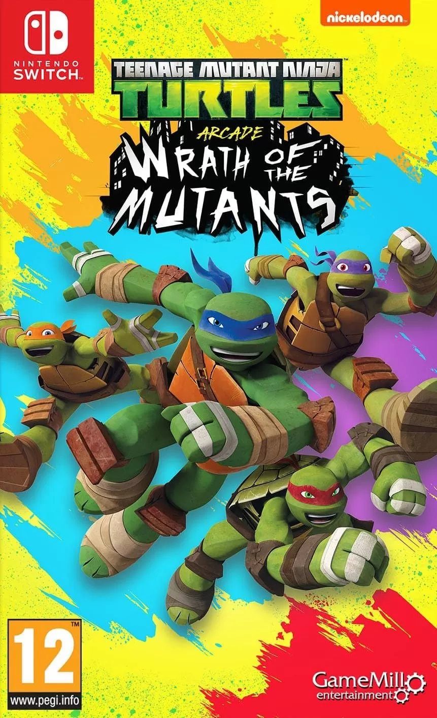 Игра TMNT Teenage Mutant Ninja Turtles (Черепашки Ниндзя) Arcade: Wrath of  the Mutants (Switch)