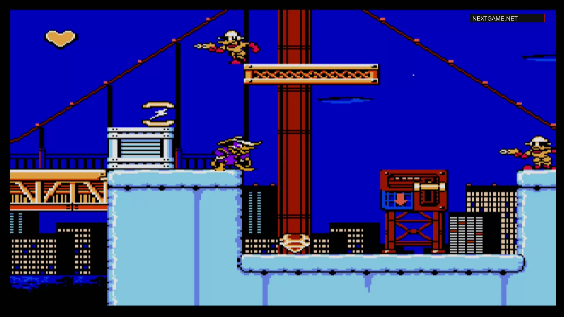 Купить картридж Черный плащ (Darkwing Duck) Русская версия (16 bit) для Сеги