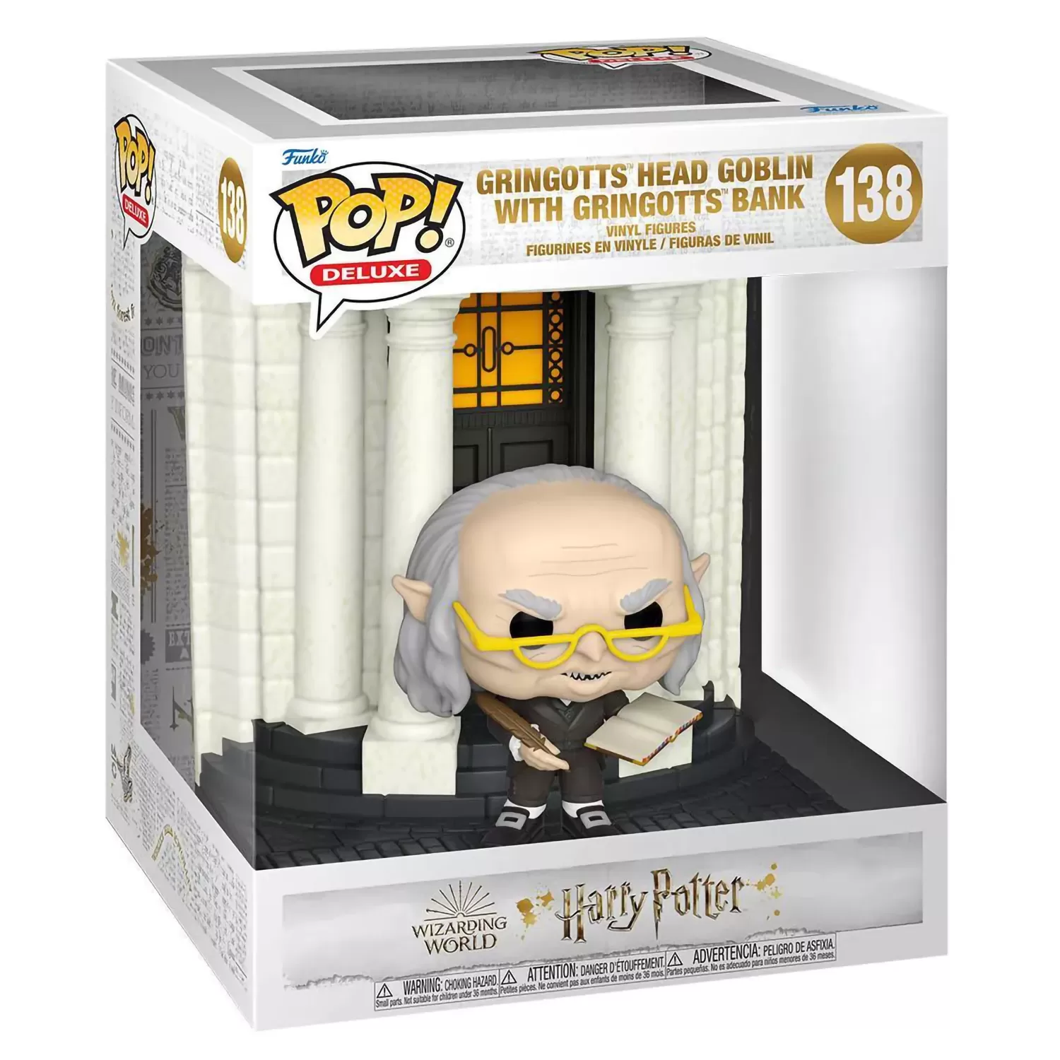 Купить Фигурка Funko POP! Deluxe: Главный Гоблин и Гринготтс Банк (Косой  переулок Гринготтс) (Head Goblin&Gringotts Bank (Exc) (Diagon Alley  Gringotts)) Гарри Поттер (Harry Potter) (58126) 20 см по цене 1 300.00 р