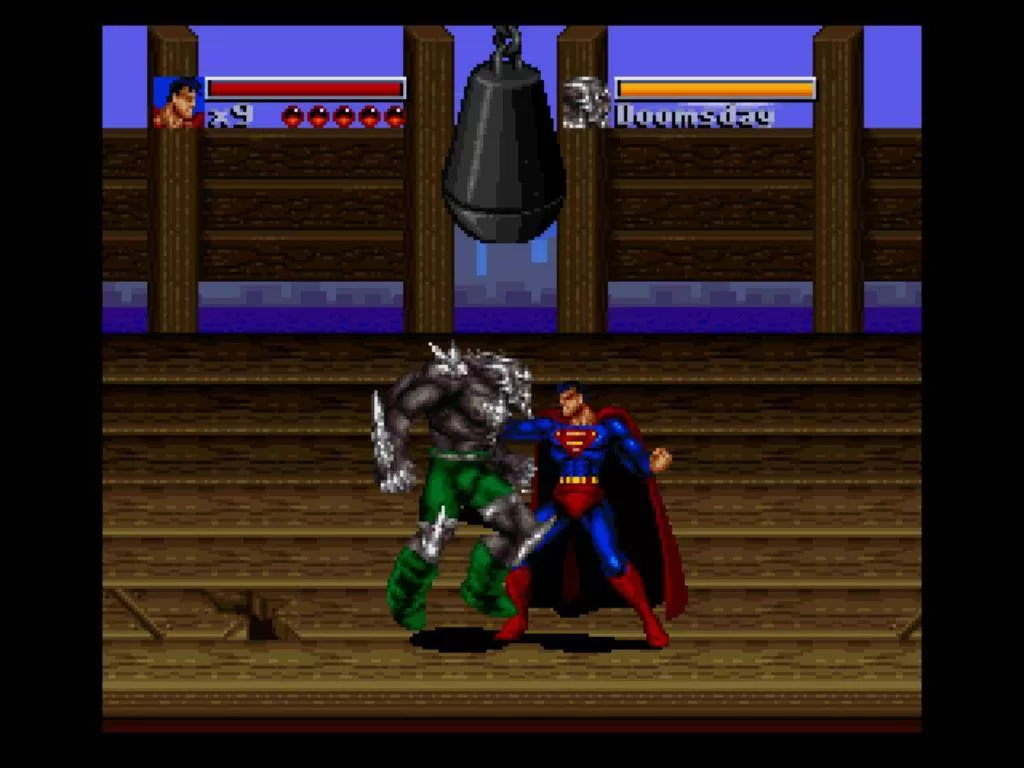 Купить картридж Супермен 2 (Superman 2) (The Death and Return of Superman)  (16 bit) для Сеги