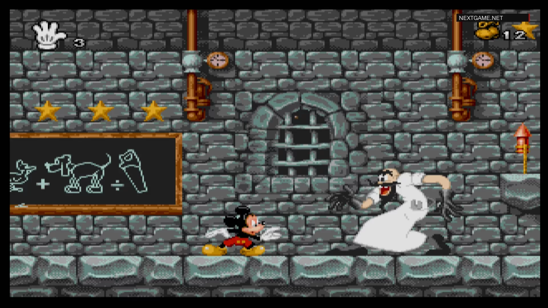 Купить картридж Микки Мания (Mickey Mania) Русская Версия (16 bit) для Сеги