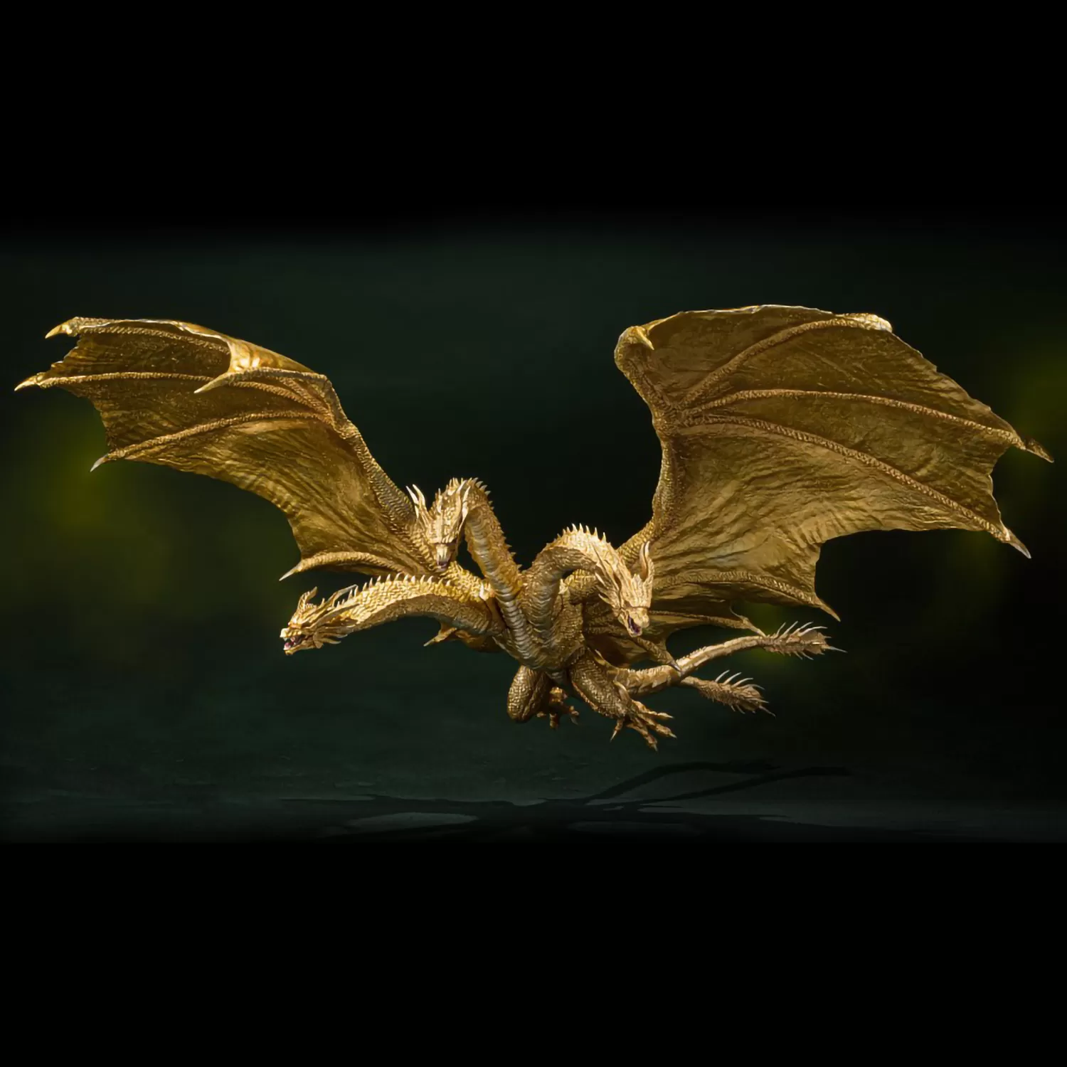 Фигурка Bandai S.H.MonsterArts: Кинг Гидора 2019 Особый цвет Вер. (King  Ghidorah (2019) Special Color Ver.) Годзилла (Godzilla) (587473) 25 см  купить в Москве по цене 6 420.00 р в каталоге интернет магазина «