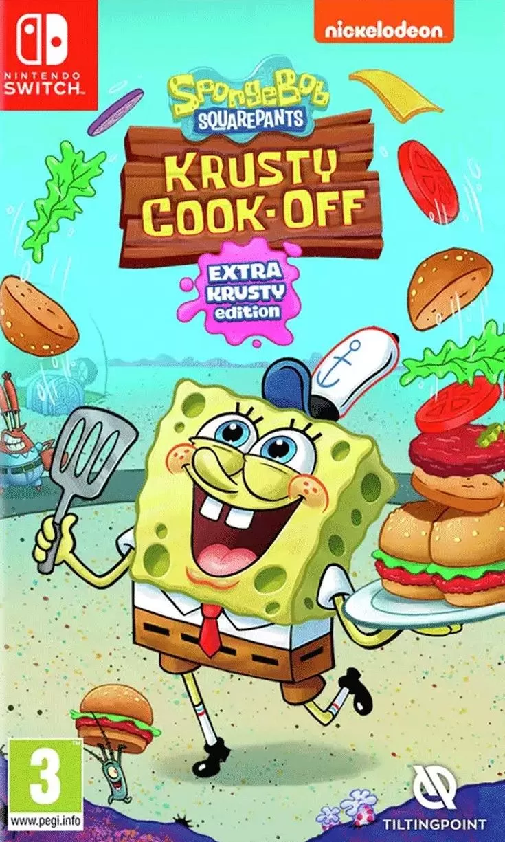 Купить игру SpongeBob SquarePants: Krusty Cook-Off Extra Krusty Edition (Губка  Боб Квадратные Штаны: Кулинарный Поединок Дополнительное Издание Красти)  Русская версия (Switch) для Nintendo Switch в Москве - NextGame