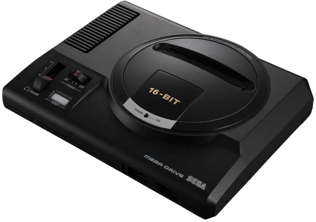 Купить Игровая приставка 16 bit Sega Genesis Mini + 42 встроенных игр + 2  геймпада (Черная) USA Оригинал по цене 13 020 р в Москве в каталоге  интернет магазина NextGame - характеристики, сравнение, наличие, доставка