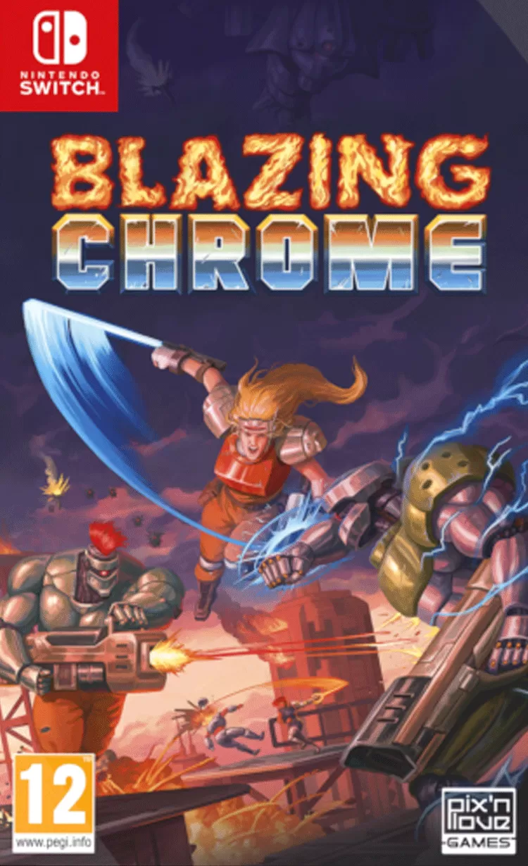 Игра Blazing Chrome Русская Версия (Switch)