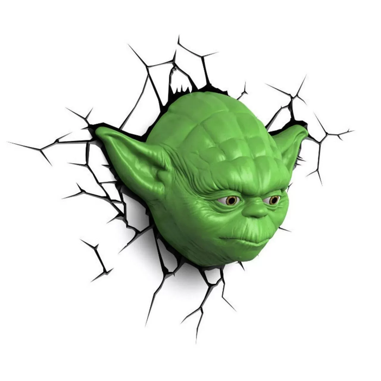 Купить светильник 3d 3dlightfx: звездные войны: лицо йоды (star wars: yoda  face) в Москве в каталоге интернет магазина NextGame - сравнение,  характеристики, цены, доставка