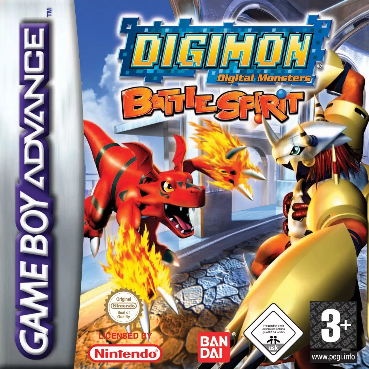 Дигимон Батле Спирит (Digimon Battle Spirit) (в коробке от Caspera) (GBA)