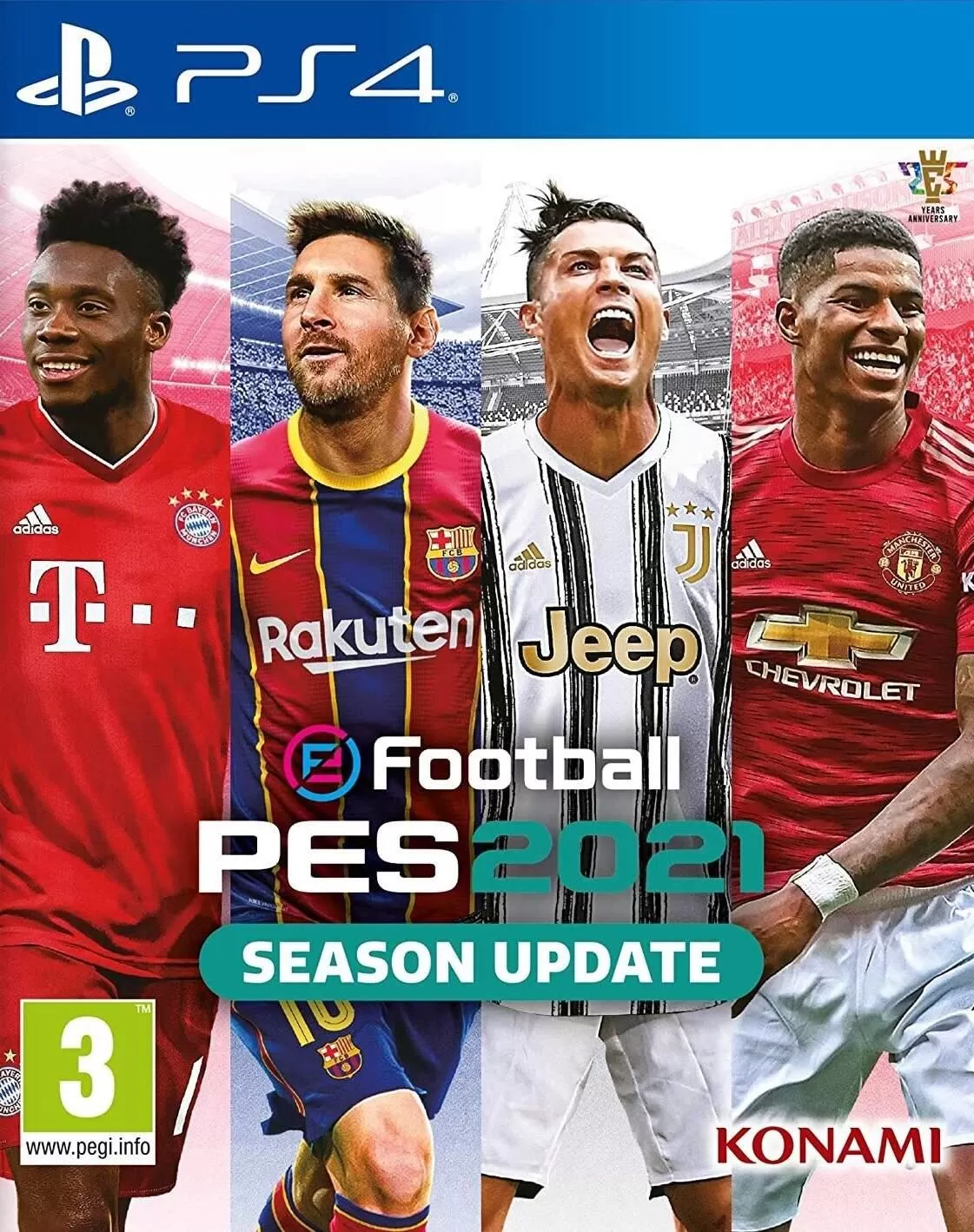 Видеоигра Pro Evolution Soccer 2021 (eFootball PES 2021 Season Update)  Русская Версия (PS4) USED Б/У