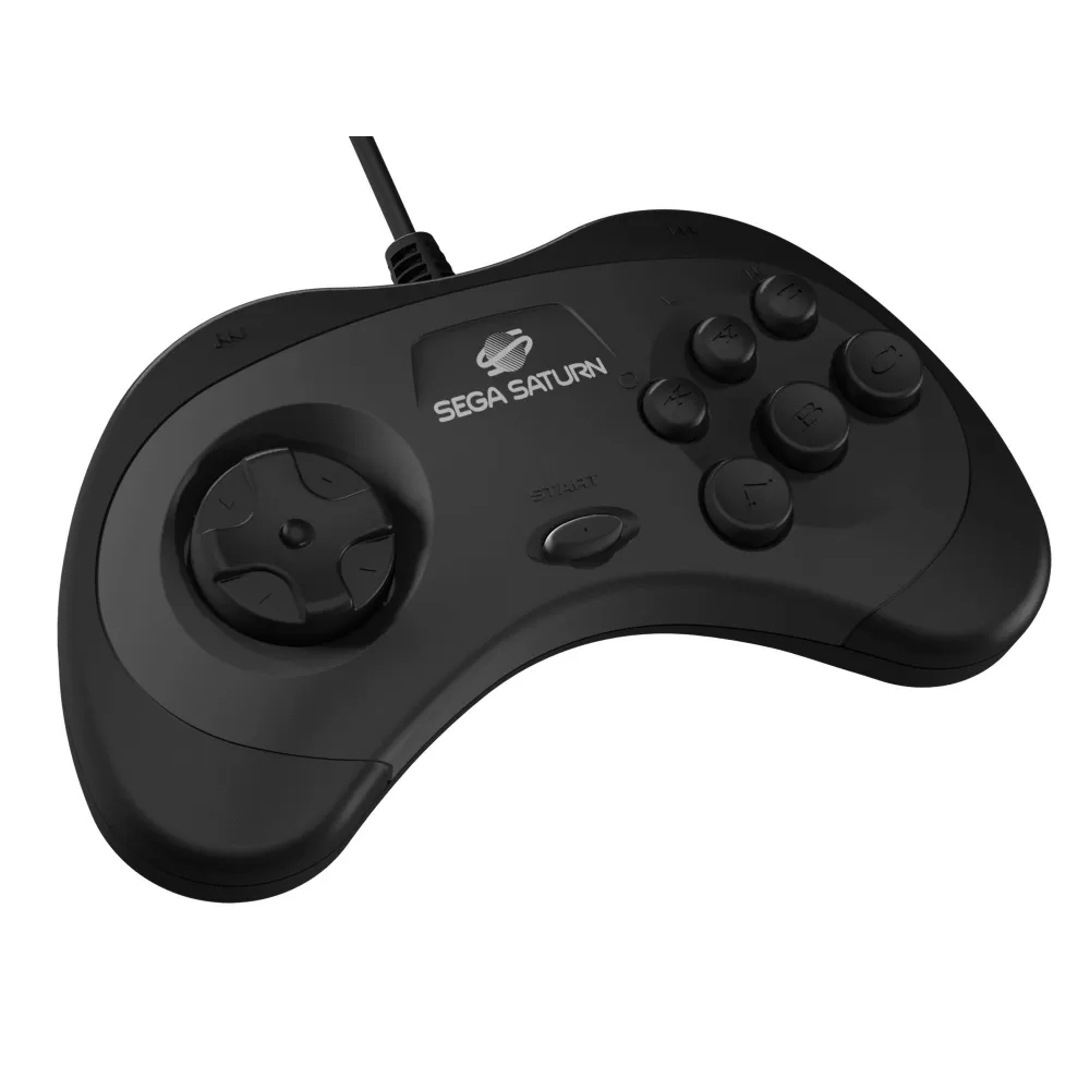 Купить Геймпад проводной Retro-Bit Sega Saturn Control Pad/Retro Gaming  Black (Черный) (RET00129) (16 bit) по цене 2 250 р в Москве в каталоге  интернет магазина NextGame - характеристики, сравнение, наличие, доставка